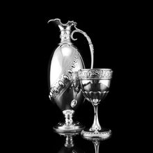 Load image into Gallery viewer, Antique Solid Silver Goblet/Cup with Roman Frieze - Elkington &amp; Co 1902
