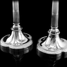Load image into Gallery viewer, A Magnificent Pair of English Solid Sterling Silver 5-Light Candelabra, (58cm, 5kg+) Neoclassical Design - Hunt &amp; Roskell (Late Storr Mortimer &amp; Hunt)
