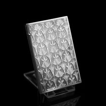 Load image into Gallery viewer, Antique Georgian Solid Silver Card Case with Floral Engravings of Thistles - Taylor &amp; Perry 1835 - Artisan Antiques
