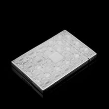 Load image into Gallery viewer, Antique Georgian Solid Silver Card Case with Floral Engravings of Thistles - Taylor &amp; Perry 1835 - Artisan Antiques
