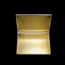 Load image into Gallery viewer, A Large Solid Silver Enamel Landscape Scene Box - London, AJ,1928
