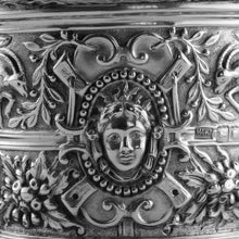 Load image into Gallery viewer, Rare Antique Solid Silver Cellini Tea Caddy Box - Mappin &amp; Webb 1902
