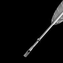 Load image into Gallery viewer, A Stylish Antique Solid Silver Feather Quill Pen - Carrington &amp; Co 1901
