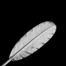 Load image into Gallery viewer, A Stylish Antique Solid Silver Feather Quill Pen - Carrington &amp; Co 1901
