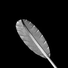 Load image into Gallery viewer, A Stylish Antique Solid Silver Feather Quill Pen - Carrington &amp; Co 1901
