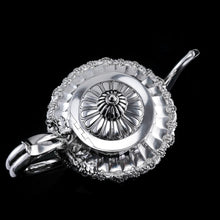 Load image into Gallery viewer, Antique Georgian Solid Silver Teapot Fluted Design by John Bridge (Rundell, Bridge &amp; Rundell) 1827 - Top Maker
