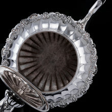 Load image into Gallery viewer, Antique Georgian Solid Silver Teapot Fluted Design by John Bridge (Rundell, Bridge &amp; Rundell) 1827 - Top Maker
