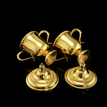 Load image into Gallery viewer, Beautiful Solid Silver Gilt Miniature Cup &amp; Lid Set - Garrard 1928
