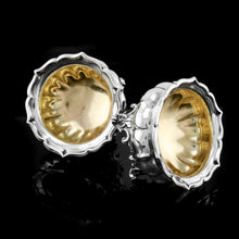 Load image into Gallery viewer, Antique Georgian Solid Silver Pair of Salt Cellars - Barnards 1836

