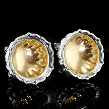 Load image into Gallery viewer, Antique Georgian Solid Silver Pair of Salt Cellars - Barnards 1836
