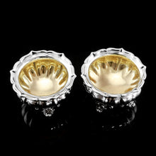 Load image into Gallery viewer, Antique Georgian Solid Silver Pair of Salt Cellars - Barnards 1836
