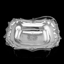 Load image into Gallery viewer, Antique Solid Silver Georgian Basket with Magnificent Gadrooning - Samuel Hennell 1811
