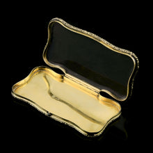 Load image into Gallery viewer, A Rare Georgian Solid Silver Gilt Snuff Box with Rock Crystal - Charles Rawlings &amp; William Summers, 1833
