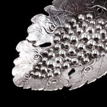 Load image into Gallery viewer, Antique Georgian Solid Silver Tea Caddy Spoon Vine Leaf Design - Joseph Willmore 1814
