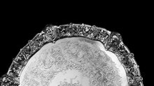 Load image into Gallery viewer, A Large Antique Solid Silver Georgian Salver/Tray (47cm, 3kg+) with Marvellous Cast Decorations - London 1808
