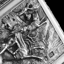 Load image into Gallery viewer, Rare Antique Georgian Solid Silver Mazeppa Snuff Box - Edward Smith 1836
