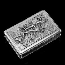 Load image into Gallery viewer, Rare Antique Georgian Solid Silver Mazeppa Snuff Box - Edward Smith 1836

