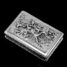Load image into Gallery viewer, Rare Antique Georgian Solid Silver Mazeppa Snuff Box - Edward Smith 1836
