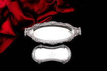 Load image into Gallery viewer, Antique Georgian Solid Silver Snuffer / Pen Tray - Paul Storr 1819
