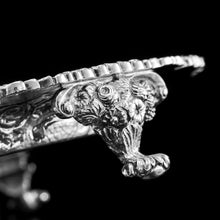 Load image into Gallery viewer, A Stunning English Georgian Solid Silver Salver Tray with Rococo Decoration - William Eaton 1818
