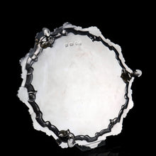 Load image into Gallery viewer, Antique Georgian Solid Silver Salver with Rococo Border - Thomas Hannam &amp; Richard Mills 1763
