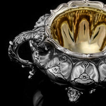 Load image into Gallery viewer, A Magnificent Georgian Solid Silver Tea Set / Service 3 Piece Set - Barnard 1835
