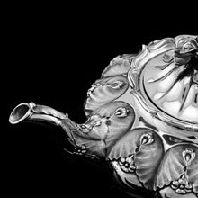 Load image into Gallery viewer, A Magnificent Georgian Solid Silver Tea Set / Service 3 Piece Set - Barnard 1835
