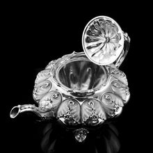Load image into Gallery viewer, A Magnificent Georgian Solid Silver Tea Set / Service 3 Piece Set - Barnard 1835
