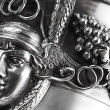 Load image into Gallery viewer, A Magnificent Antique Georgian Solid Silver Cup/Wine Cooler Grapevine &amp; Figural Design - J W Story &amp; W Elliott 1811

