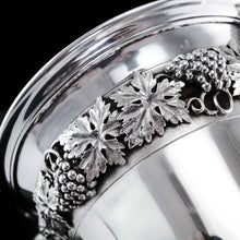 Load image into Gallery viewer, A Magnificent Antique Georgian Solid Silver Cup/Wine Cooler Grapevine &amp; Figural Design - J W Story &amp; W Elliott 1811
