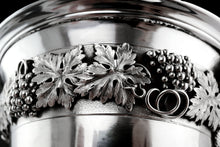 Load image into Gallery viewer, A Magnificent Antique Georgian Solid Silver Cup/Wine Cooler Grapevine &amp; Figural Design - J W Story &amp; W Elliott 1811
