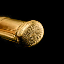 Load image into Gallery viewer, Antique French Solid Silver Gilt Large Etui Case with Engine Turning - 19th Century
