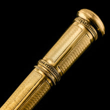 Load image into Gallery viewer, Antique French Solid Silver Gilt Large Etui Case with Engine Turning - 19th Century
