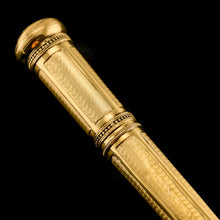 Load image into Gallery viewer, Antique French Solid Silver Gilt Large Etui Case with Engine Turning - 19th Century
