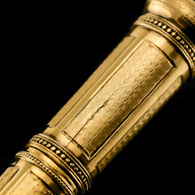 Load image into Gallery viewer, Antique French Solid Silver Gilt Large Etui Case with Engine Turning - 19th Century

