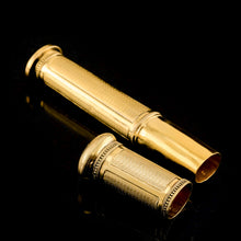 Load image into Gallery viewer, Antique French Solid Silver Gilt Large Etui Case with Engine Turning - 19th Century
