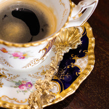 Load image into Gallery viewer, Antique Georgian Solid Silver Gilt Salt/Coffee Spoons with Rococo Decoration - London, 1824/7
