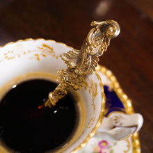 Load image into Gallery viewer, Antique Georgian Solid Silver Gilt Salt/Coffee Spoons with Rococo Decoration - London, 1824/7
