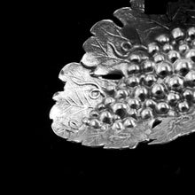 Load image into Gallery viewer, Antique Georgian Solid Silver Tea Caddy Spoon Vine Leaf Design - Joseph Willmore 1807
