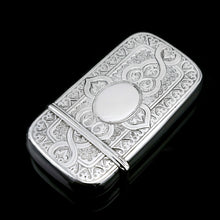 Load image into Gallery viewer, A Very Large Solid Silver Victorian Cigar/Cheroot Case - George Unite 1871
