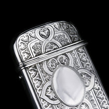Load image into Gallery viewer, A Very Large Solid Silver Victorian Cigar/Cheroot Case - George Unite 1871
