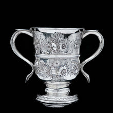 Load image into Gallery viewer, Georgian Solid Silver Loving Cup / Two Handled Cup - London 1748 - Artisan Antiques
