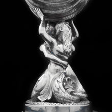 Load image into Gallery viewer, A Magnificent Victorian Solid Silver Figural Centrepiece Bowl - Henry Lewis 1896 - Artisan Antiques
