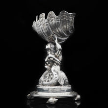 Load image into Gallery viewer, A Magnificent Victorian Solid Silver Figural Centrepiece Bowl - Henry Lewis 1896 - Artisan Antiques
