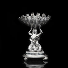 Load image into Gallery viewer, A Magnificent Victorian Solid Silver Figural Centrepiece Bowl - Henry Lewis 1896 - Artisan Antiques

