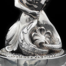 Load image into Gallery viewer, A Magnificent Victorian Solid Silver Figural Centrepiece Bowl - Henry Lewis 1896 - Artisan Antiques
