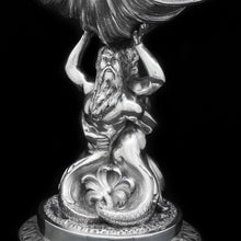 Load image into Gallery viewer, A Magnificent Victorian Solid Silver Figural Centrepiece Bowl - Henry Lewis 1896 - Artisan Antiques
