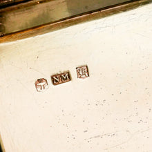 Load image into Gallery viewer, Antique Georgian Solid Silver Snuff Box with Beautiful Floral Border - Nathaniel Mills 1833
