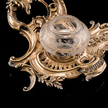 Load image into Gallery viewer, A Magnificent French Solid Silver Gilt Rococo Style Inkwell / Stand - Emile Puiforcat

