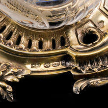Load image into Gallery viewer, A Magnificent French Solid Silver Gilt Rococo Style Inkwell / Stand - Emile Puiforcat
